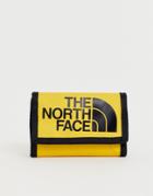 The North Face Base Camp Wallet In Yellow - Yellow