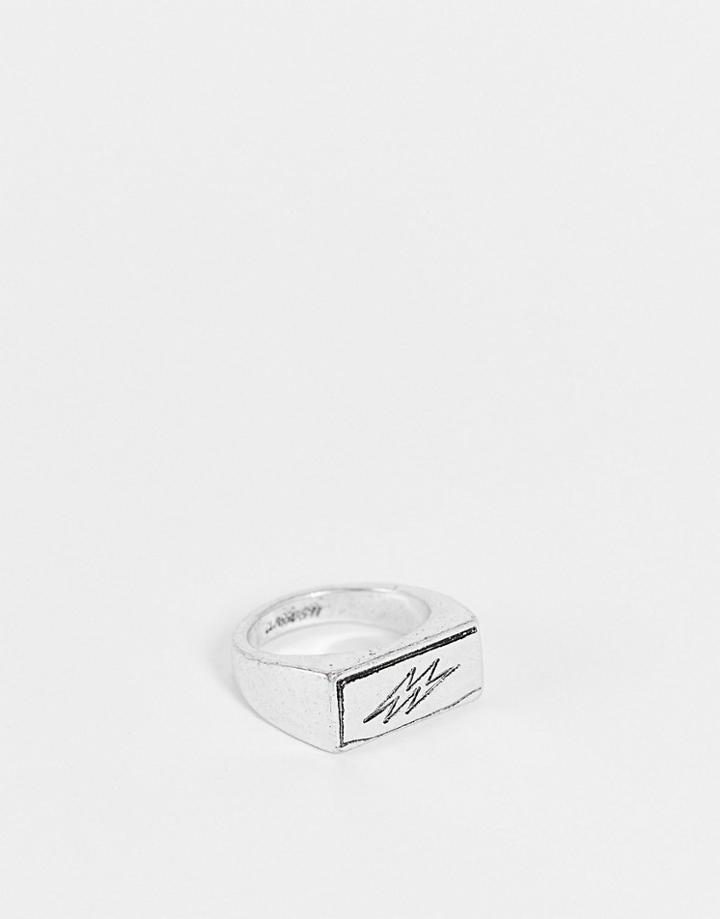 Classics 77 Lightning Bolt Ring In Silver