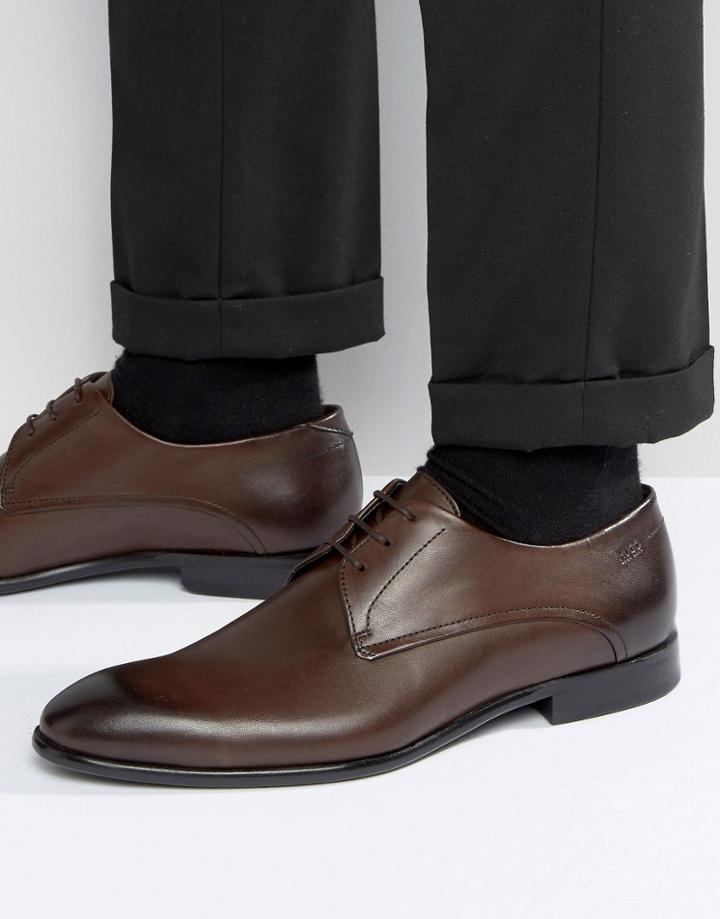 Boss By Hugo Boss Dresios Derby Shoes - Brown