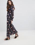 Brave Soul Sofia Maxi Dress - Navy