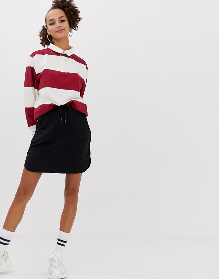 Brave Soul Sweat Skirt - Black