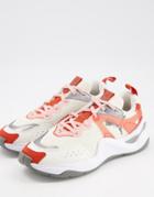 Puma Rise Mixed Metalic Sneakers In Gray-grey