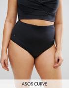 Asos Curve Mix And Match Bikini Bottoms With Eyelets - Black