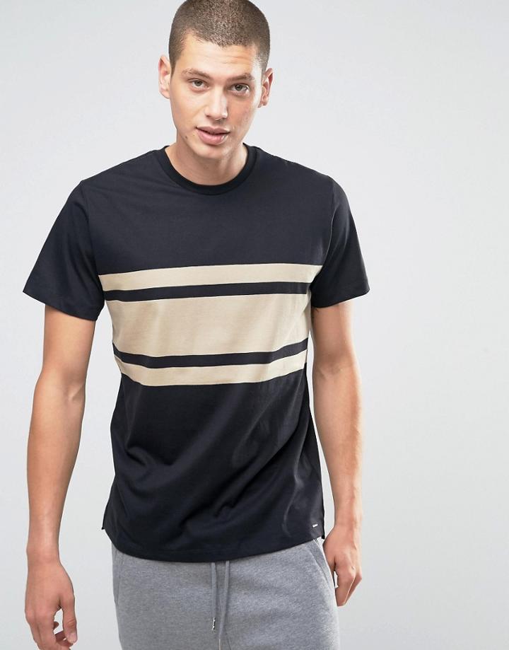 Diesel T-potus Chest Stripe T-shirt - Black