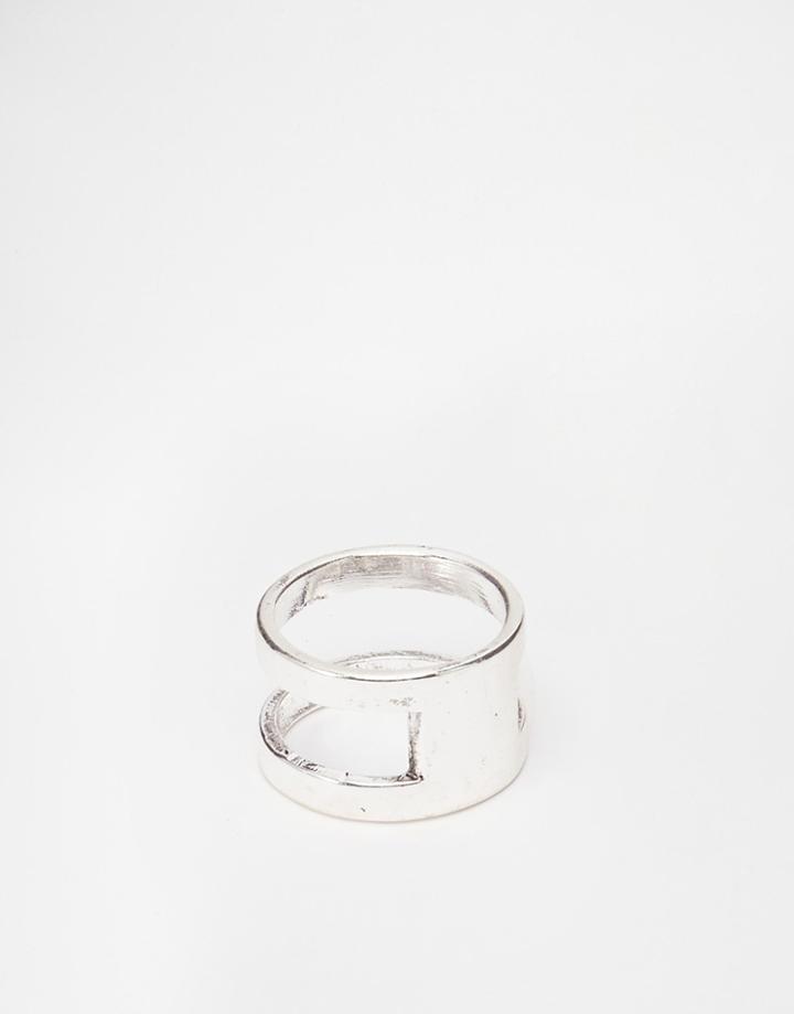 Icon Brand Divided Ring - Silver