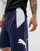 Puma Training Cat Short In Navy - Navy