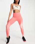 Puma Training High Waist 7/8 Leggings In Digital Print Pink