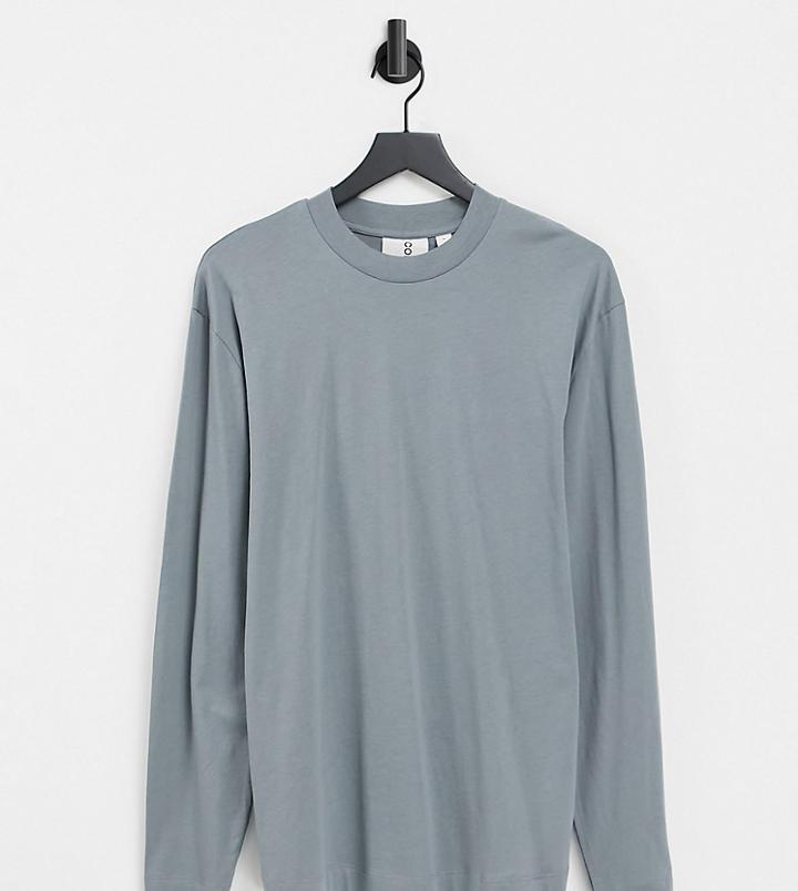 Collusion Organic Cotton T-shirt In Gray-grey
