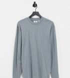 Collusion Organic Cotton T-shirt In Gray-grey