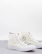 Converse Chuck Taylor All Star Hi Mono Lights Sneakers In Egret-white