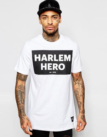 Hero's Heroine T-shirt Harlem Hero - White