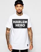 Hero's Heroine T-shirt Harlem Hero - White