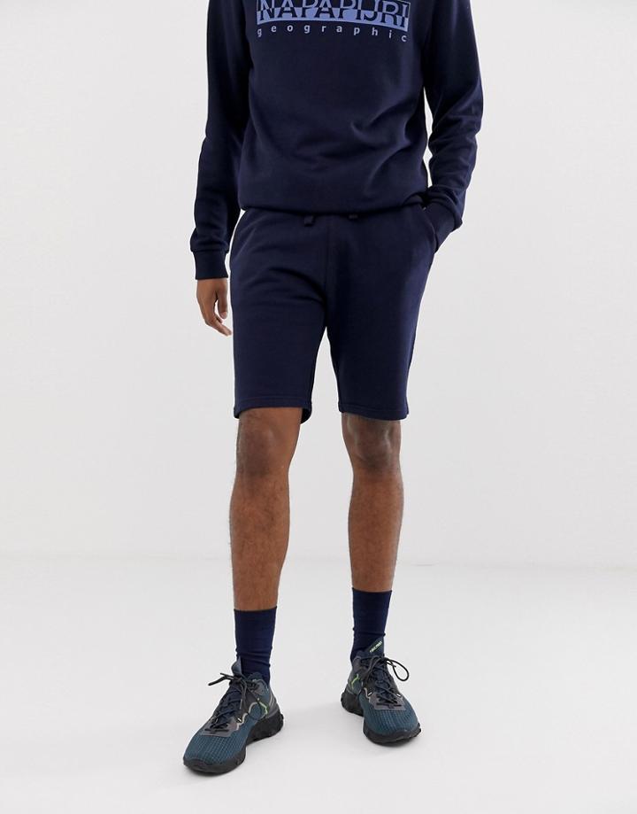 Napapijri Nonthe Sweat Shorts In Navy