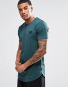 Good For Nothing T-shirt With Distressing - Green