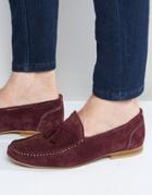 Asos Loafers In Suede - Purple