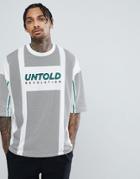 Asos Design Oversized T-shirt With Untold Revolution Print - White
