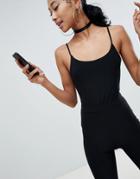 Fashionkilla Cami Strap Body - Black