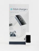 Fitbit Charge 3 Special Edition Smart Watch In White With Additional Strap - White
