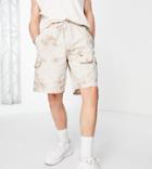 Tommy Jeans X Asos Exclusive Collegiate Capsule Tie Dye Belted Twill Cargo Shorts In White