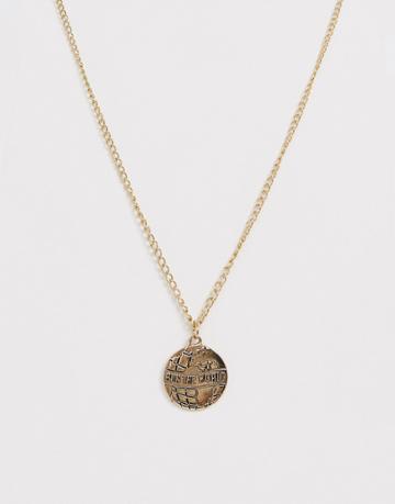 Skinny Dip Run The World Necklace-gold