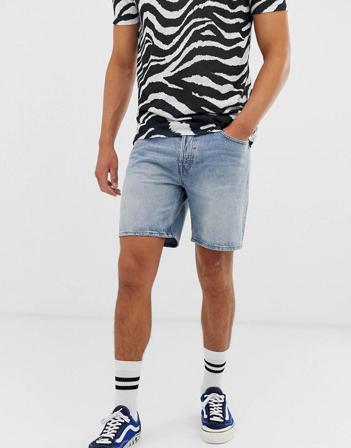 Weekday Vacant Shorts In Spring Blue - Blue