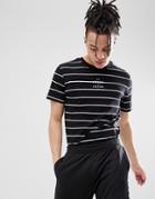 Sweet Sktbs Striped T-shirt In Black - Black