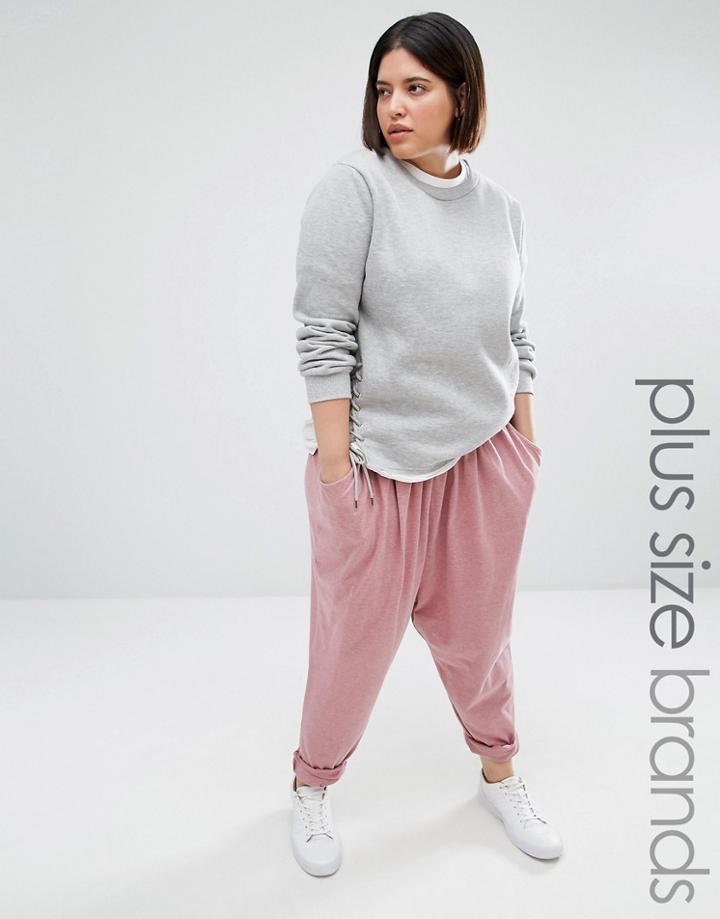Pink Clove Lounge Jersey Harem Pants - Pink