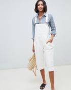 Zulu & Zephyr Utility Jumpsuit In Ivory - White