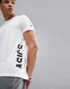 Asics Training Essential Logo Training T-shirt In White 155235-0014 - White