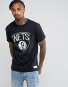 Mitchell & Ness Nba Brooklyn Nets T-shirt - Black