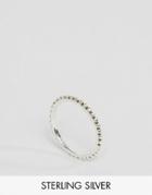 Fashionology Sterling Silver All Over Ball Ring - Silver