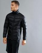 Jack & Jones Tech Quilted Real Down Jacket - Black