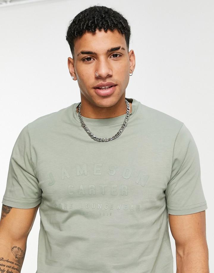 Jameson Carter Cody T-shirt In Sage Green