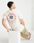Quiksilver Simple Strict T-shirt In Cream-white