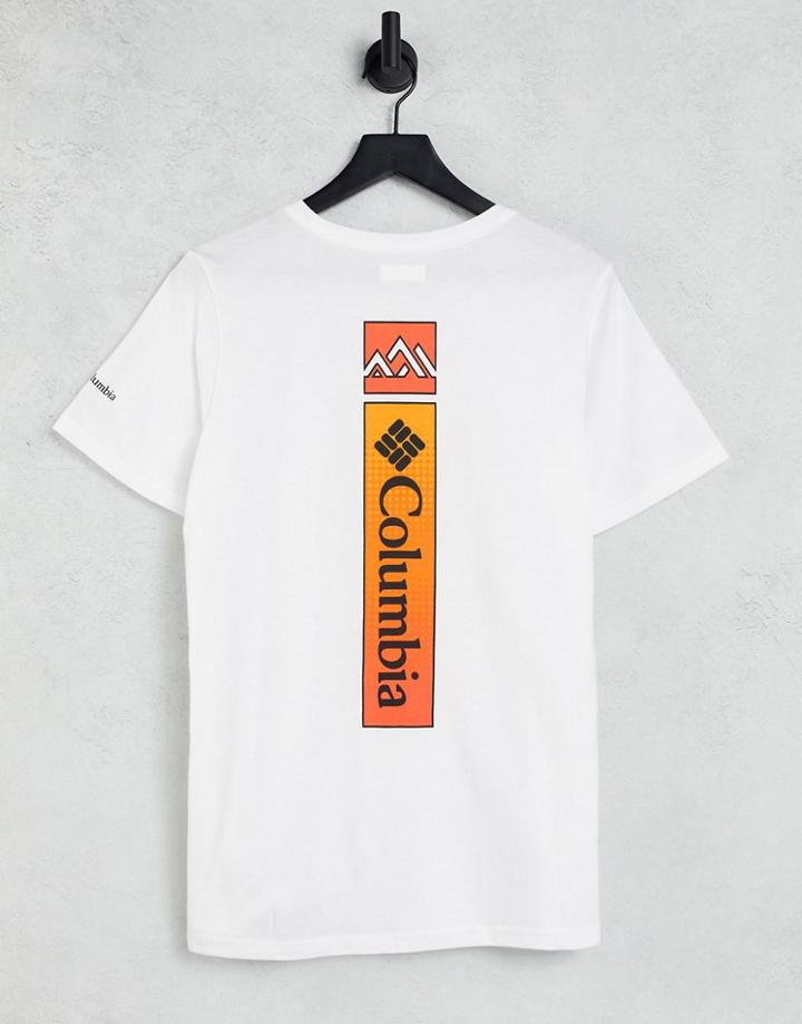 Columbia Rapid Ridge Back Print T-shirt In White