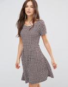Vero Moda Checked Mini Dress - Multi