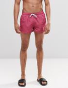 Swells Short Shorts In Pink - Pink
