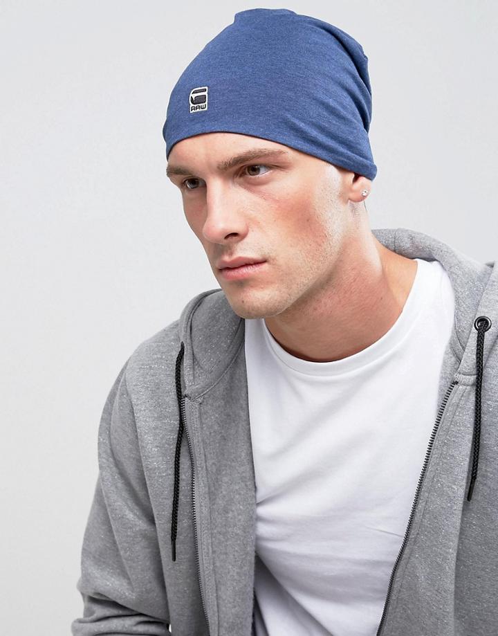 G-star Wysel Jersey Beanie - Blue