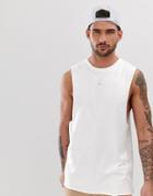 River Island Sleeveless Tank In White - White