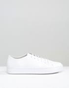 Sixtyseven Irma White Lace Up Sneakers - White