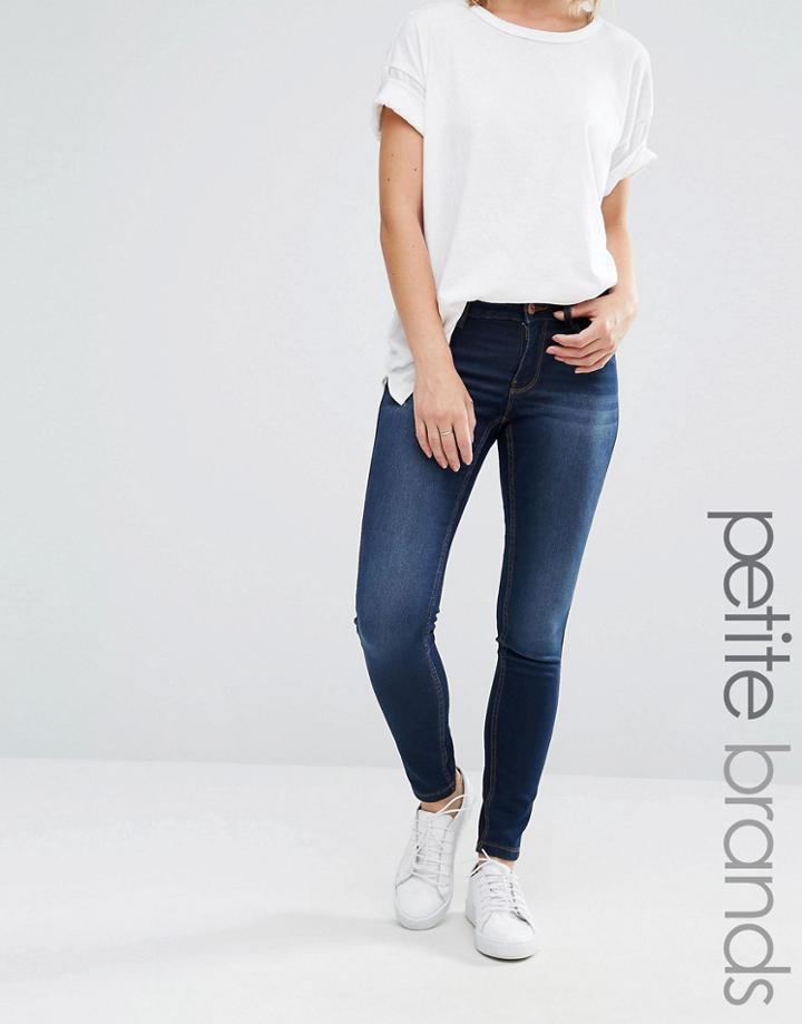 Noisy May Petite Extreme Lucy Super Skinny Jean - Blue