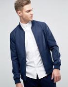Burton Menswear Bomber In Navy - Navy