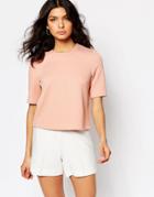 Y.a.s Structured Shell Top - Rose Dawn