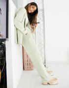 4th & Reckless Tailored Pants In Mint - Part Of A Set-green