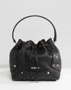 Love Moschino Grain Pebble Shoulder Bag - Black