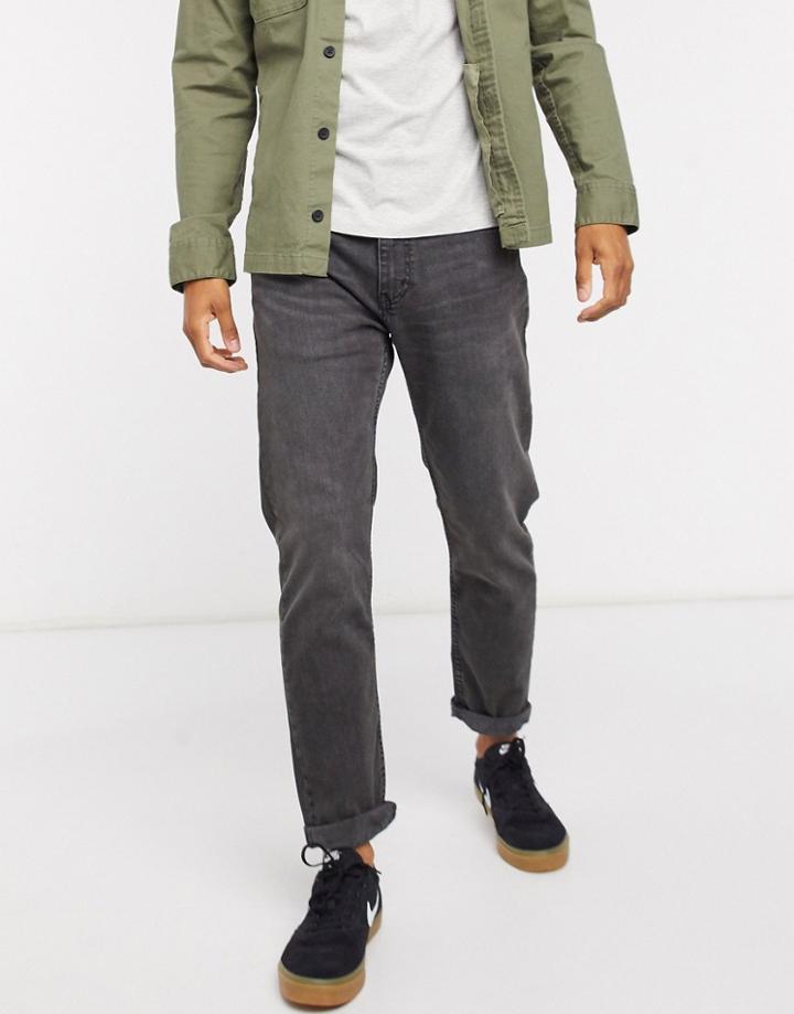 Levi's 502 Tapered Fit Hi-ball Jeans In Big Pause Advanced Washed Black