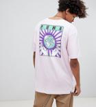 Puma Organic Cotton T-shirt With Back Print In Pink Exclusive To Asos - Pink