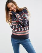 Asos Foundation Holidays Sweater - Multi