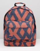 Mi-pac Premium Backpack In Diamond Felt - Multi