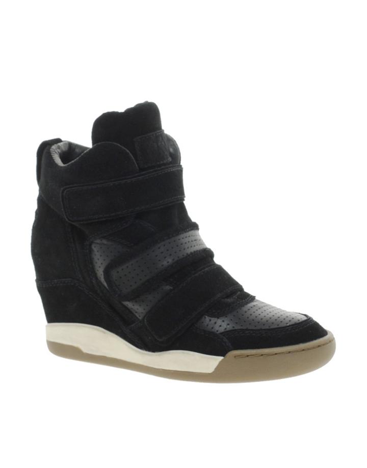 Ash Alex Wedge Sneakers - Black